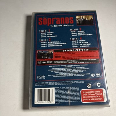 The Sopranos : Season 5 (DVD, 2003) Region 4