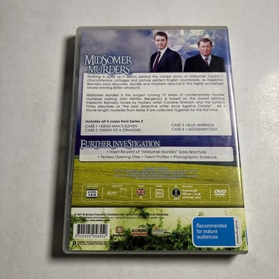 Midsomer Murders : Season 3 (DVD, 1999, 2-Disc) All Regions (John Nettles) NEW