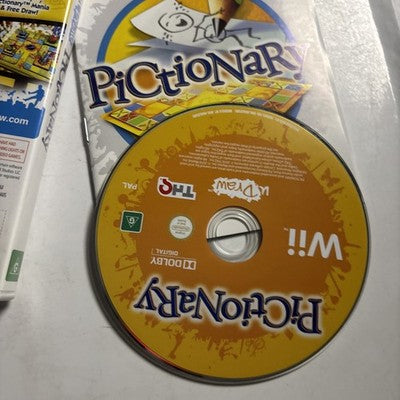 uDraw Pictionary Nintendo Wii Manual PAL