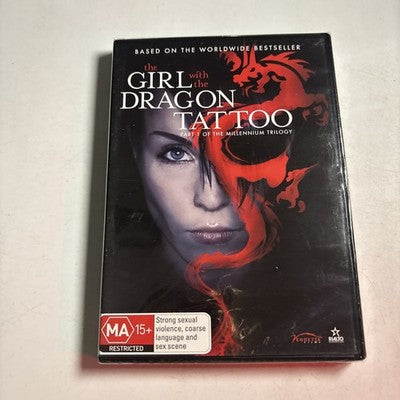 The Girl with the Dragon Tattoo (DVD 2009) Michael Nyqvist Region 4 *New Sealed*