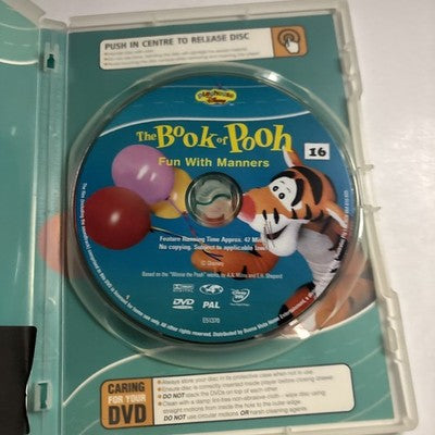 Book of Pooh - Fun with Manners (DVD, 2002) Region 4