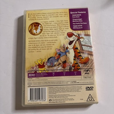 The Tigger Movie (DVD, 1999) Disney Region 4