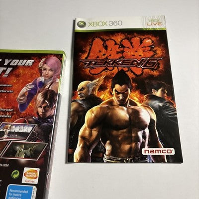 Tekken 6 Xbox 360 Manual PAL