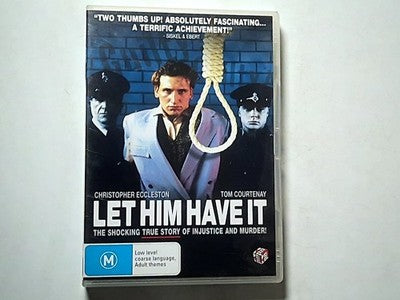 Let Him Have It (DVD, 1991) Christopher Eccleston, Clare Holman Region 4
