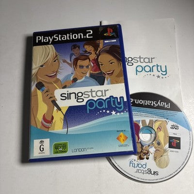 Singstar Party (Playstation 2 PS2, 2004) Complete with manual PAL