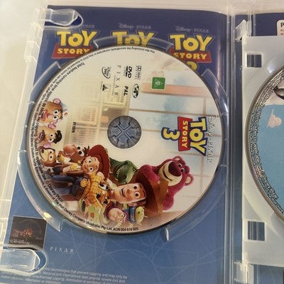 Toy Story / Toy Story 2 / Toy Story 3 (DVD, 2010) Region 4