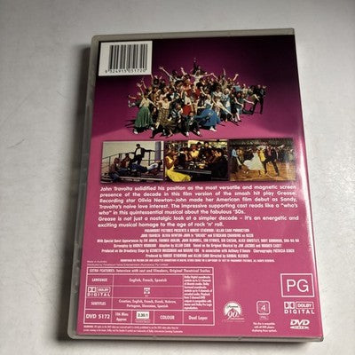 Grease (30th Anniversary Edition, DVD, 1978) John Travolta Region 4 NEW