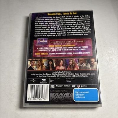 Las Vegas : Season 2 (DVD, 2004) Region 4,2