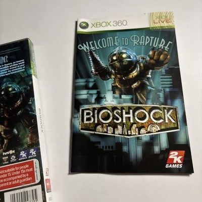 Bioshock Microsoft Xbox 360 Manual PAL