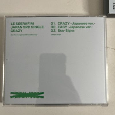 Le Sserafim – Crazy (CD, 2024) Limited Edition A Japan TYCT-39253