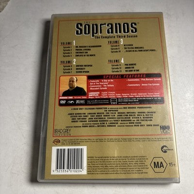 The Sopranos : Season 3 (DVD, 2002) Region 4