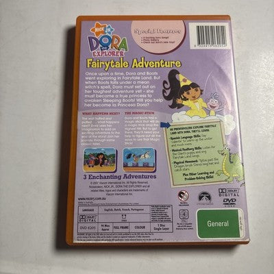 Dora the Explorer - Dora's Fairytale Adventure (DVD, 2000) Region 4