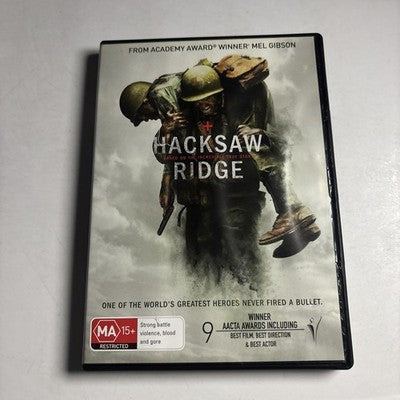 Hacksaw Ridge (DVD, 2016) Andrew Garfield Region 4 NEW