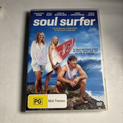 Soul Surfer (DVD, 2011) Dennis Quaid, Helen Hunt Region 4 NEW