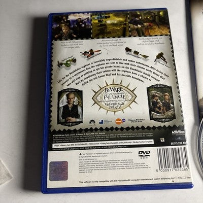 Lemony Snickets A Series Of Unfortunate Events PS2 Sony Playstation 2 Game PAL