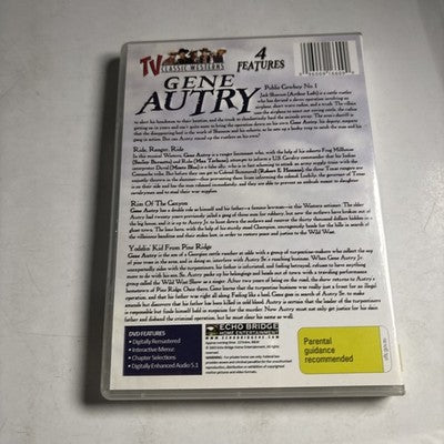 Gene Autry - 4 Features: TV Classic Westerns (DVD) 4 Movies All Regions