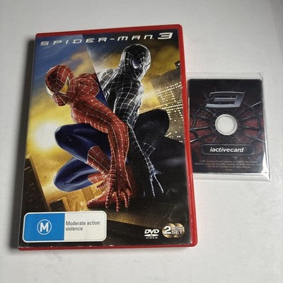 Spider-Man 3 (DVD, 2007) iactivecard James Franco, Tobey Maguire Region 4