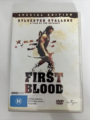 Rambo First Blood (Special Edition, DVD, 1982) Sylvester Stallone Region 4 &2