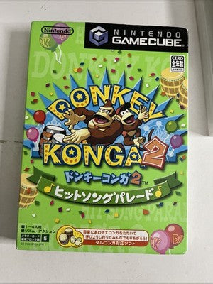 Donkey Konga 2 Nintendo GameCube NTSC-J Japanese Game Complete