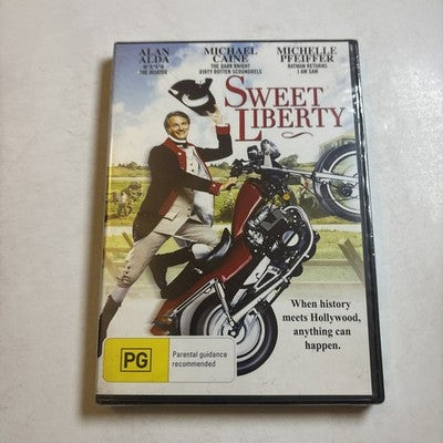 Sweet Liberty (DVD, 1986) Alan Alda, Michael Caine Region 4 *New Sealed*