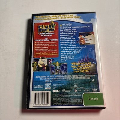 Shark Tale (DVD, 2004) Jack Black, Robert De Niro, Region 4 *New Sealed*