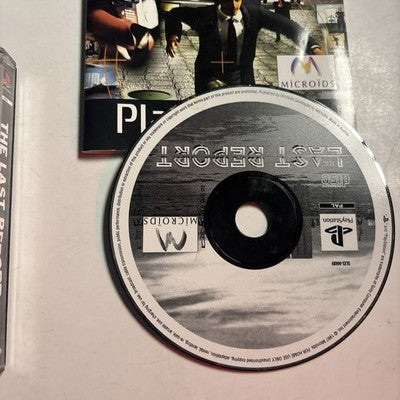 The Last Report Sony Playstation 1 PS1 Manual PAL