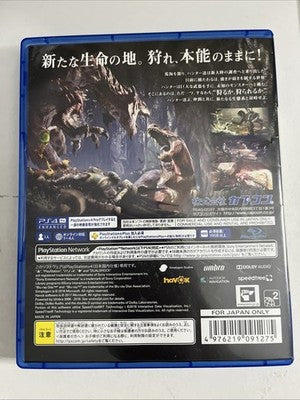 Monster Hunter: World 2018 PS4 Sony PlayStation 4 Japanese Game
