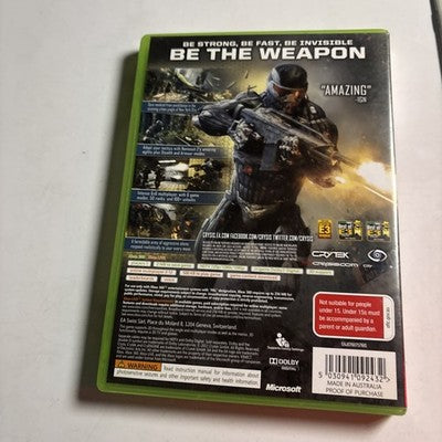CRYSIS 2 - Xbox 360 Game [PAL, 2011] Complete With Manual
