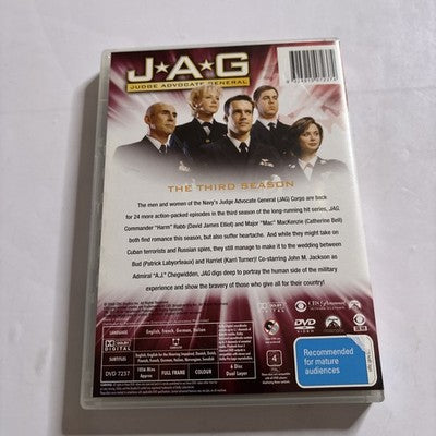 Jag : Season 3 (DVD, 1997) Region 4