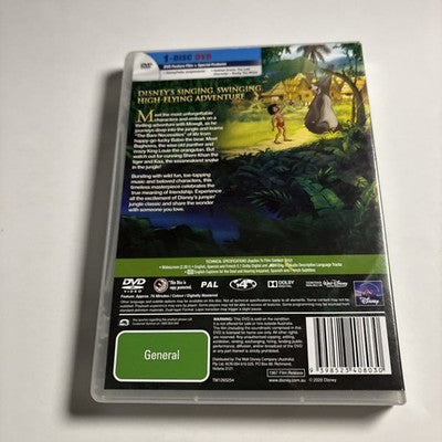 The Jungle Book (DVD, 1967) Disney Region 4