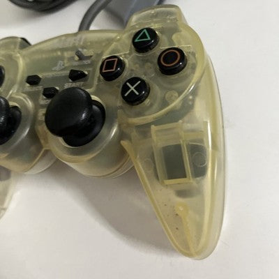 Hori Sony PlayStation Analog Sindou Fighting Controller Clear For PS1 PS2