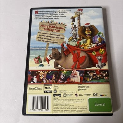 Merry Madagascar (DVD, 2009) Dreamworks Animation Region 4 NEW