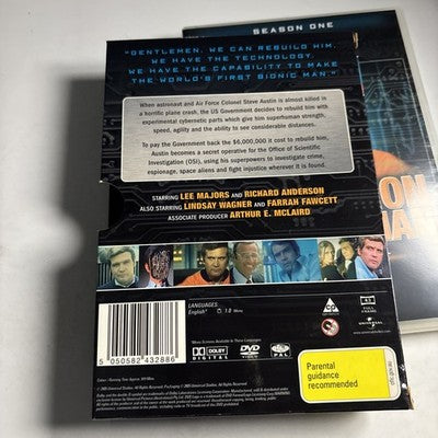 Six Million Dollar Man : Season 1 (DVD, 1974) Region 4,2