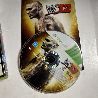 WWE 12 - WrestleMania Edition Xbox 360 Manual PAL