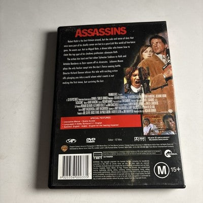 Assassins (DVD, 1995) Sylvester Stallone, Antonio Banderas Region 4