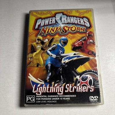 Power Rangers - Ninja Storm - Lightning Strikers (DVD, 2004) Region 4