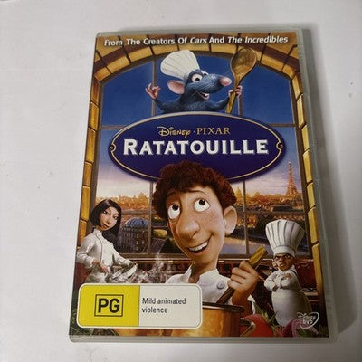 Ratatouille (DVD, 2007) Disney Pixar Region 4