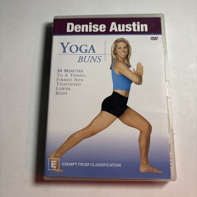 Denise Austin: Yoga Buns (DVD, 2002) All Regions NEW