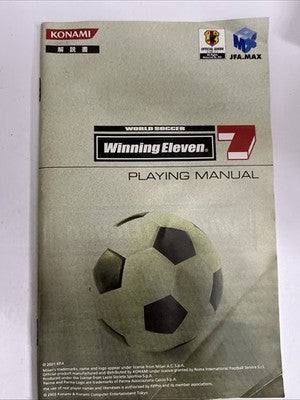 World Soccer Winning Eleven 7 PS2 Sony PlayStation 2 NTSC-J Japanese Complete