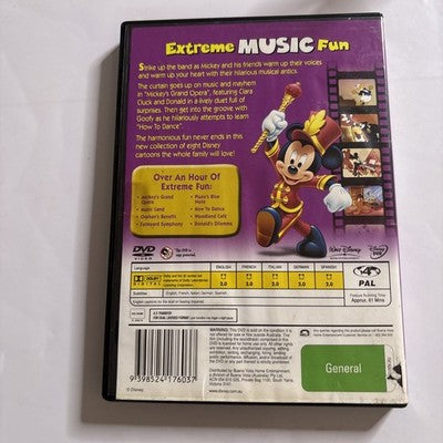 Walt Disney - Extreme Music Fun (DVD, 2005) Region 4