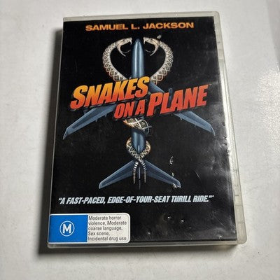 Snakes on a Plane (DVD, 2006) Samuel L Jackson Region 4
