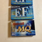 2x SONY EF90 Blank Cassette Tape Type 1, C-90EFB & Maxwell 60 Min *New Sealed*