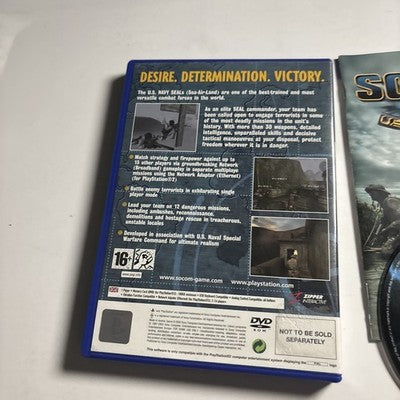 SOCOM: U.S. Navy SEALs (Sony PlayStation 2, 2002)  PAL