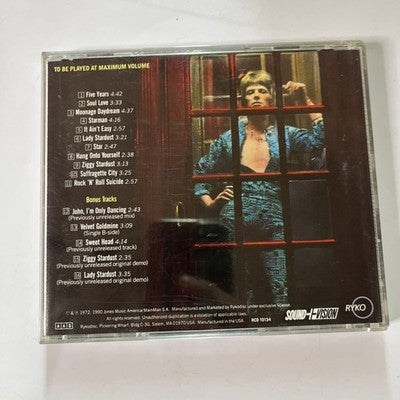 David Bowie – The Rise & Fall Of Ziggy Stardust & The Spiders From Mars CD 1990