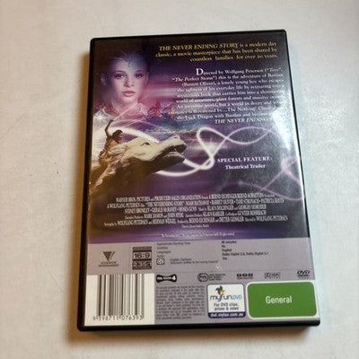 The Never Ending Story (DVD, 1984) Patricia Hayes, Tami Stronach, Region 4