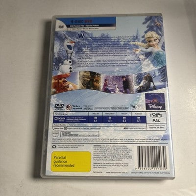 Frozen (DVD, 2013) Kristen Bell, Chris Williams, Jonathan Groff Disney Region 4