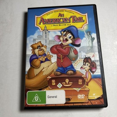 An American Tail (DVD, 1986) Region 4,2