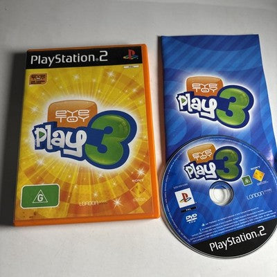EYETOY PLAY 3 Playstation 2 PS2 Complete PAL Game