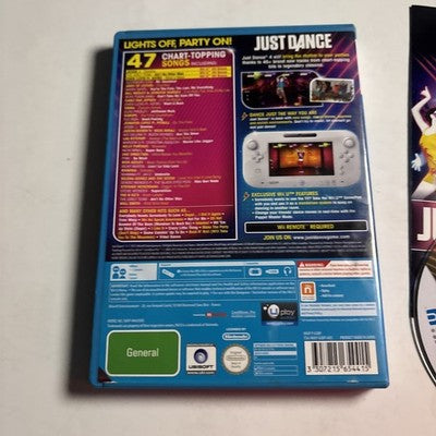 Just Dance 4 Nintendo Wii U With Manual PAL