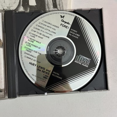 Huey Lewis & The News – Fore! (CD, 1986) Japan Bonus Track CP32-5160